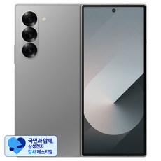 [삼성 감사 페스티벌] 삼성전자 갤럭시 Z 폴드6 통신사폰 SM-F956N, 실버, 512GB