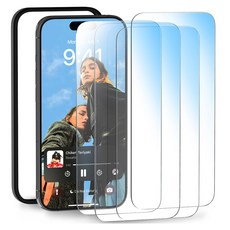 구스페리 강화유리 휴대폰 액정보호필름 4p, 1세트