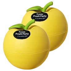 Bebehome 車用趣味水果香氛 黃蘋果, 2個, 蘋果 + 青草