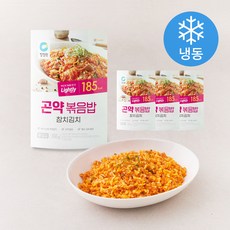 라이틀리 곤약볶음밥 참치김치 (냉동), 4개, 200g