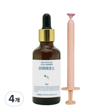 유정룡효소과학 유산균 여성청결제 미화에센스, 50ml, 4개