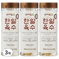 곰곰한알육수 (3g x 35개입), 105g, 3개