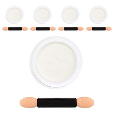 젤로젤로 젤네일 아트 엣지빔 미러 파우더 글리터 + 브러쉬 세트, 5개, JP08 윈디(글리터)