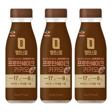 CJ제일제당 밸런스밀 프로틴 쉐이크 카카오, 3개, 50g