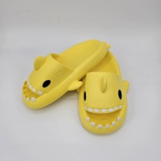 힐링스팟 상어 슬리퍼, 옐로우, 1개