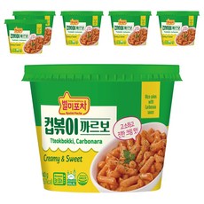 MONGGO FOODS INC. Byulmi Pocha杯裝奶油辣炒年糕, 140g, 6入