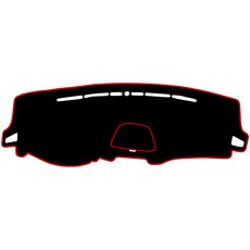 VIP 儀錶板遮陽罩, 黑色-紅色縫線, Avante HD-有收納空間