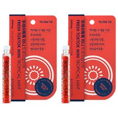 Fresh Tok Tok 迷你食用膠囊漱口水熱帶薄荷 35p, 840mg, 2瓶