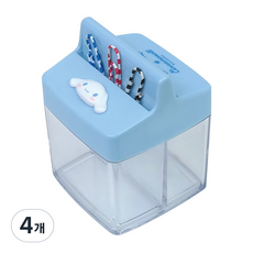 바이하츠 사각 자석 크립통, 시나모롤, 4개