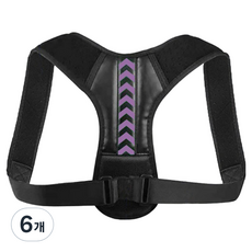Kumi Hands 肩部姿勢矯正帶 紫色 黑色, 6個