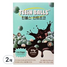Teein Balls 薄荷蛋白質巧克力球, 2個, 90g