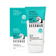 Bushman 防水專業防曬霜 SPF50+ PA++++, 50g, 1條