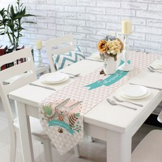 HANEE 桌旗, 復活節兔子, 2人用(130 x 30 cm)