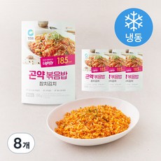 라이틀리 곤약볶음밥 참치김치 (냉동), 8개, 200g