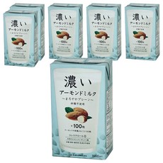 筑波乳業 杏仁飲 香醇原味 無糖, 6個, 1L