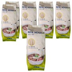 쿡샵 라이스 누들 1mm, 6개, 250g