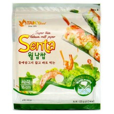 타이키 물없이 싸먹는 월남쌈 사각 16cm, 1개, 120g 1개, 120g