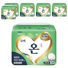 Geumbi 韓國原裝進口 男女通用On圓形款成人內層尿布 SGIN12, 30片, 6包