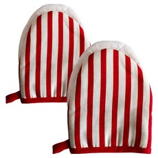 블루무역 투톤 미끄럼 방지 미니 오븐장갑 세트, 베이지, 1세트