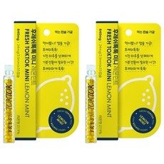 Fresh Tok Tok 迷你食用膠囊漱口水檸檬薄荷 35p, 2瓶, 840mg