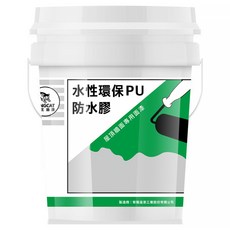 KINGCAT 貓王油漆 水性環保PU防水膠 K1-613 銀灰色 1加侖, 1桶