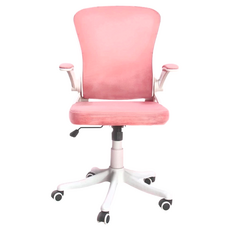 AOTTO 創意傢俱 繽紛可愛心型可升降透氣辦公椅 LC-520P, 甜美粉, 1個