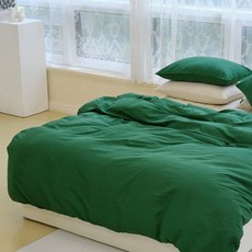 꿀잠 먼지 없는 호텔식 이불 커버, 우드그린