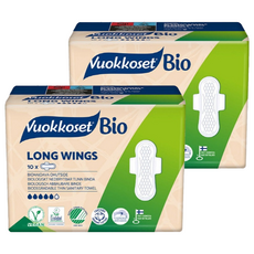 뷰코셋 바이오 롱 윙 생리대 날개형, 중형, 10개입, 2개
