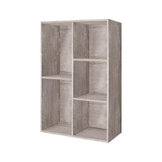 USEFUL DESIGN 悠室屋 五格收納櫃 灰橡色 DIY組裝, 60.5 x 30 x 89.5cm