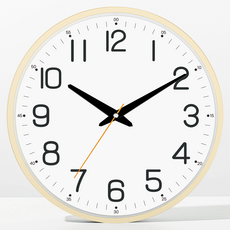 메르헨몬드 국산 마스터 인테리어 무소음 벽시계 30.5cm, 베이지