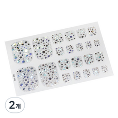 Esteotzen 美甲美甲凝膠貼紙, 絨面革, 2個
