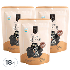 허닭 바삭한 김스낵 코코넛맛, 20g, 18개