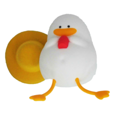 西格傢飾 療癒幸福鴨語音聲控氛圍燈, 1個