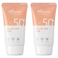 TONYMOLY UV Master多效合一防曬乳 SPF50+ PA+++, 50ml, 2條