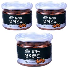 [오가닉스토리] 유기농 생아몬드, 160g, 3개