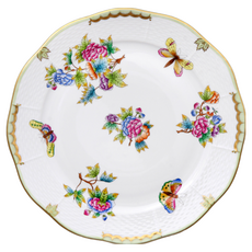 Herend 퀸 빅토리아 오리지널 라운드 플레이트, 혼합색상, 1개