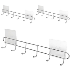 YI SHUIN 亞晨 新六連勾 3個 304不銹鋼, 銀色, 1組