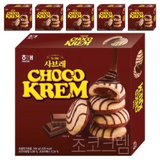 해태제과 사브레 초코크렘, 204g, 6개