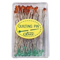 Clover 可樂牌 耐熱極細珠針，約100本入, CL57-327, 1盒