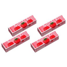 LOTTE 樂天 &DDALKI口香糖 草莓口味, 4條, 26g