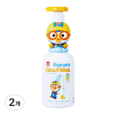 뽀로로 올인원 워시 클렌저 바나나향, 2개, 400g