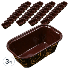 Cooking Plus 塗層Plumpy模具 50入, 深棕色, 3個