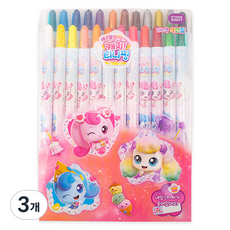 STUDIO EIGHT 奇妙萌可 酸甜彩色鉛筆 隨機出貨, 3個, 24色