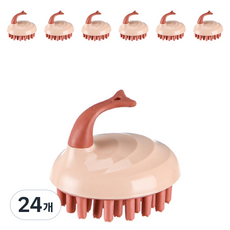 루미미루 비듬방지 마사지 브러시 7 x 8.5 cm, A타입, 24개
