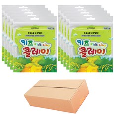 Kippum 兒童黏土 10入, 淺綠, 50g, 1套