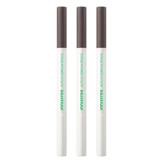 이니스프리 납작 아이브로우 펜슬 0.3g, 4 애쉬 브라운, 3개