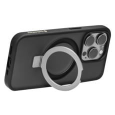 SwitchEasy 魚骨牌 MagStand M 磁吸立架 手機殼 iPhone 15 Pro 相容MagSafe 防摔 黑色