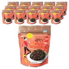한아담식품 미스김자반 광천 새우 멸치, 40g, 16개