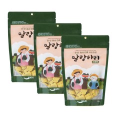 말랑하리 강아지 수제 간식, 단호박맛, 150g, 3개