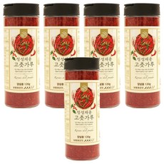 정성채운 국산 고춧가루 보통매운맛, 120g, 5개